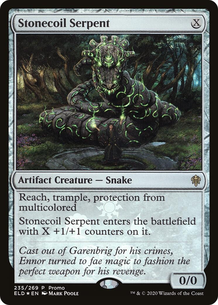 Image for Stonecoil Serpent (235) (MEDIA) - Magic: The Gathering