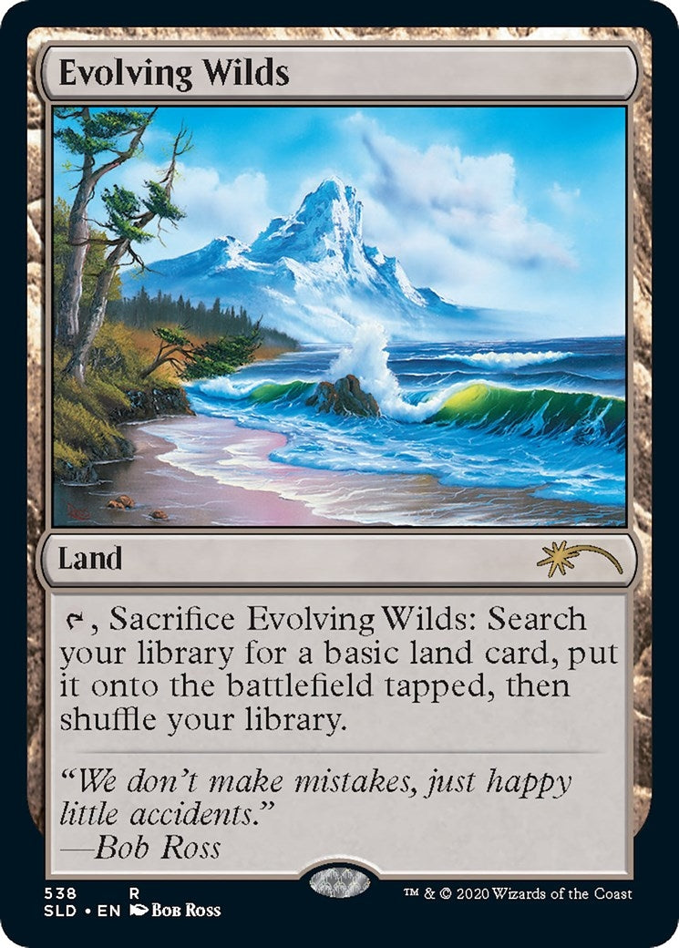 Image for Evolving Wilds (Bob Ross) (538) (SLD) - Magic: The Gathering