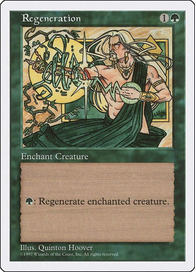 Image for Regeneration (5ED) - Magic: The Gathering