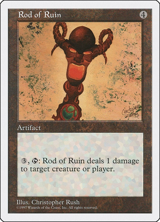 Image for Rod of Ruin (5ED) - Magic: The Gathering
