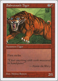 Image for Sabretooth Tiger (5ED) - Magic: The Gathering