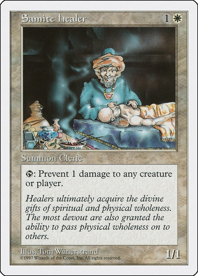 Image for Samite Healer (5ED) - Magic: The Gathering