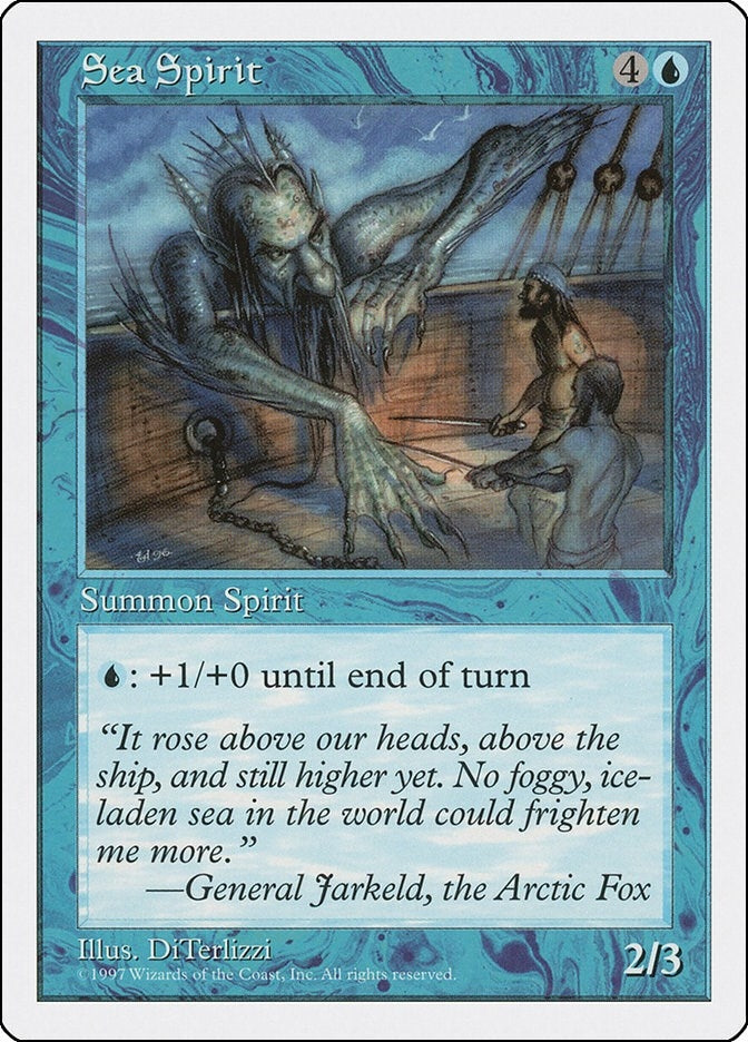 Image for Sea Spirit (5ED) - Magic: The Gathering