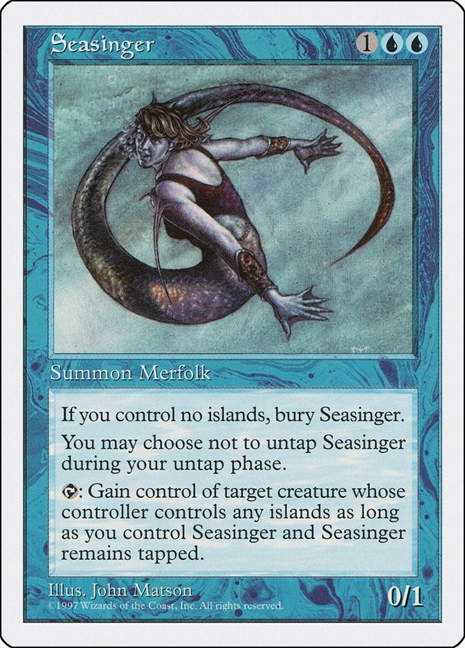 Image for Seasinger (5ED) - Magic: The Gathering
