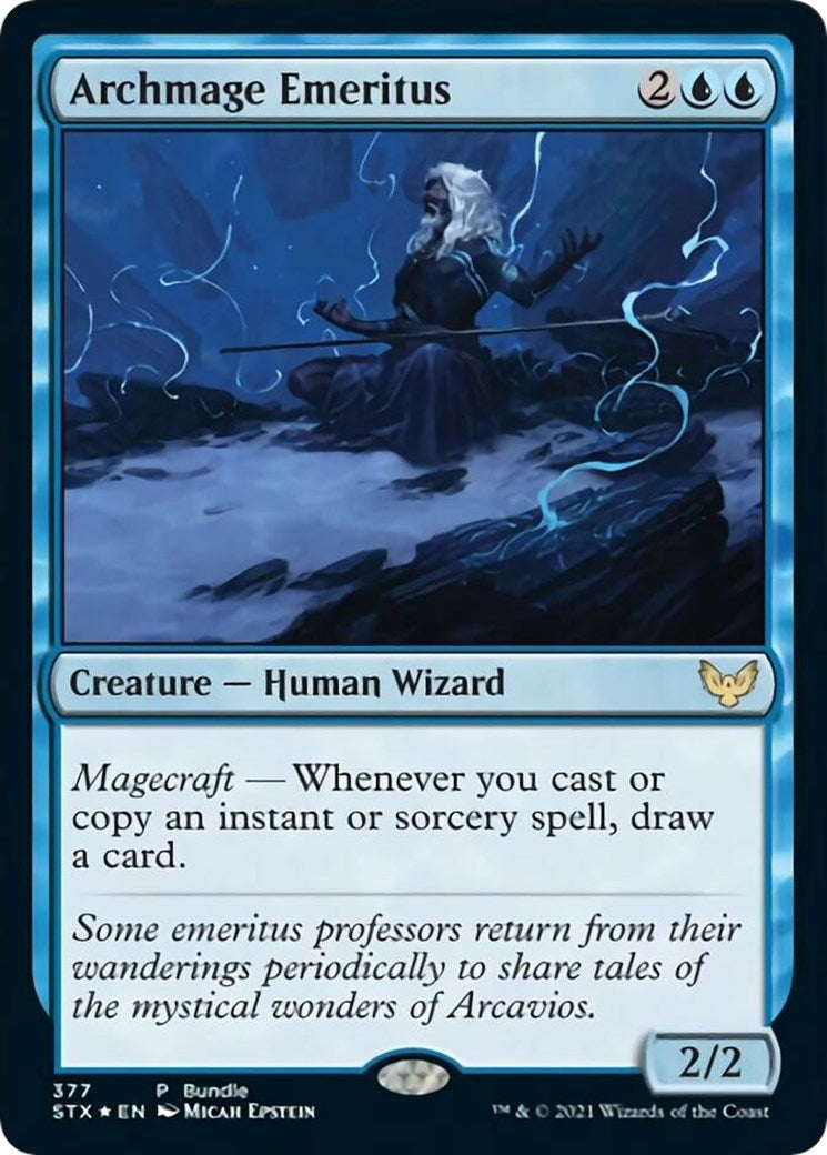 Image for Archmage Emeritus (STX Bundle) (377) (UMP) - Magic: The Gathering