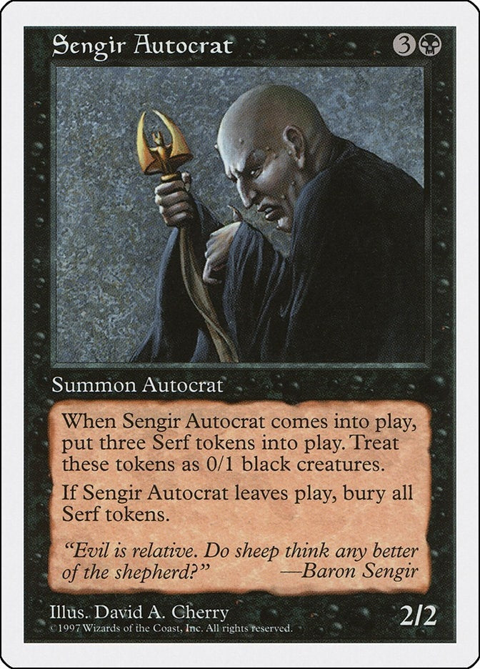 Image for Sengir Autocrat (5ED) - Magic: The Gathering