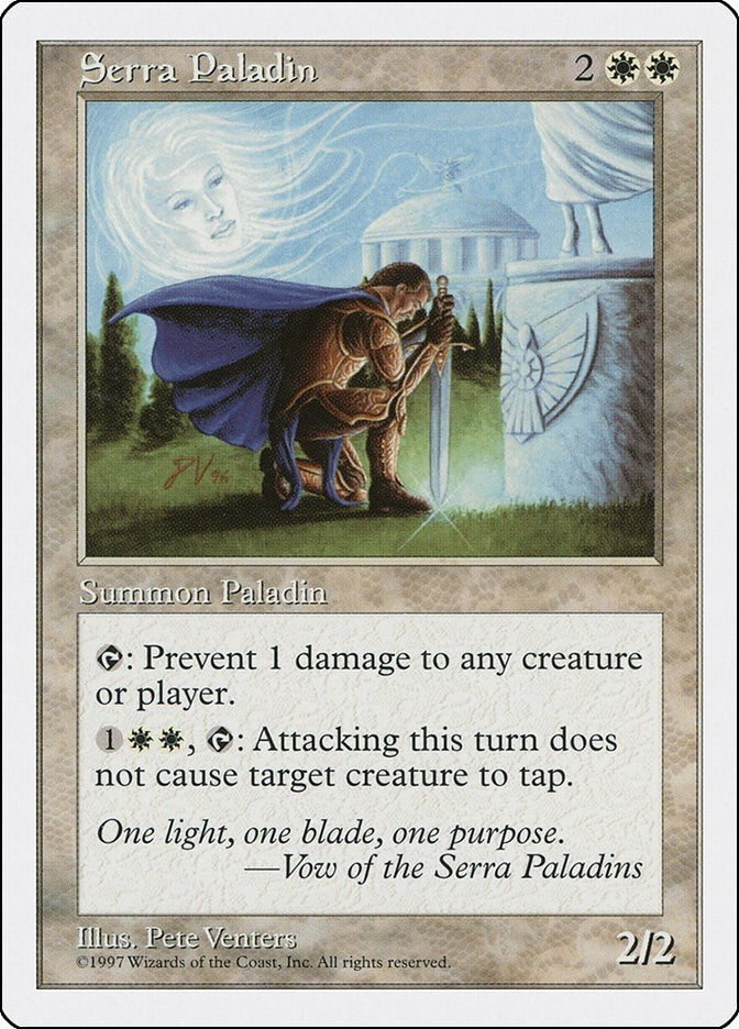 Image for Serra Paladin (5ED) - Magic: The Gathering