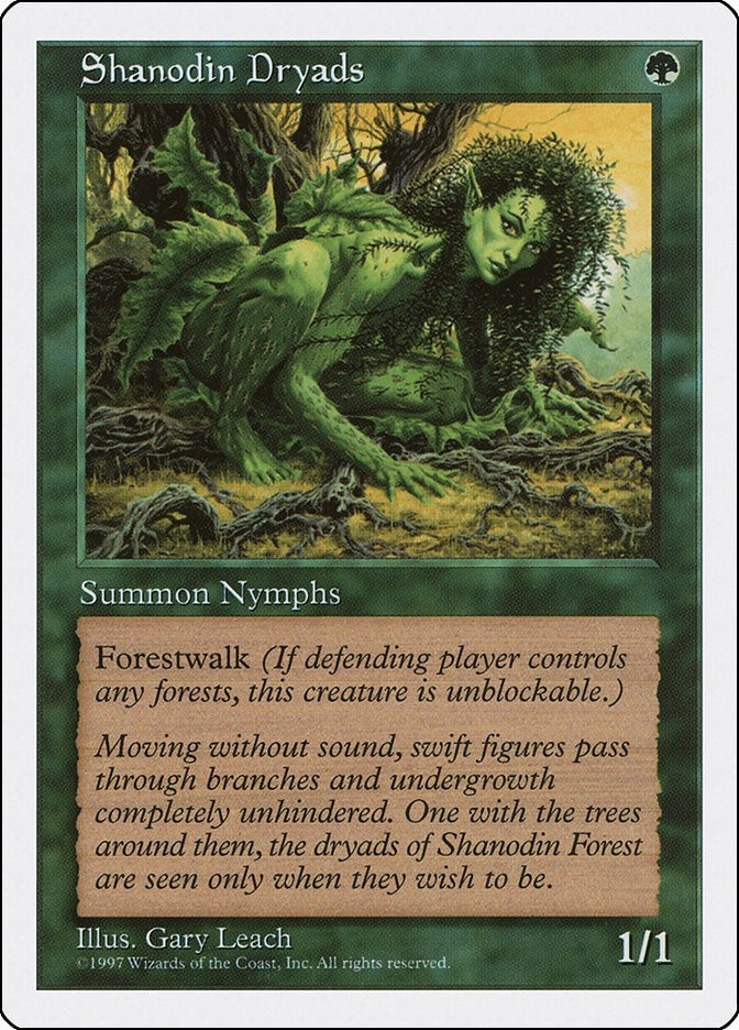 Image for Shanodin Dryads (5ED) - Magic: The Gathering