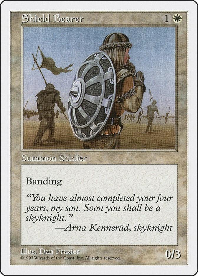 Image for Shield Bearer (5ED) - Magic: The Gathering