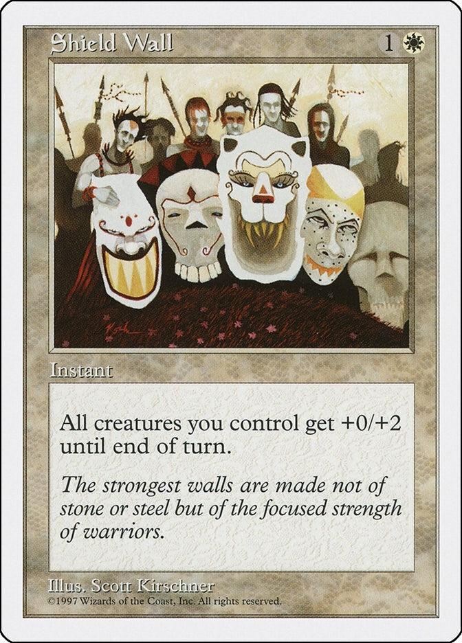 Image for Shield Wall (5ED) - Magic: The Gathering