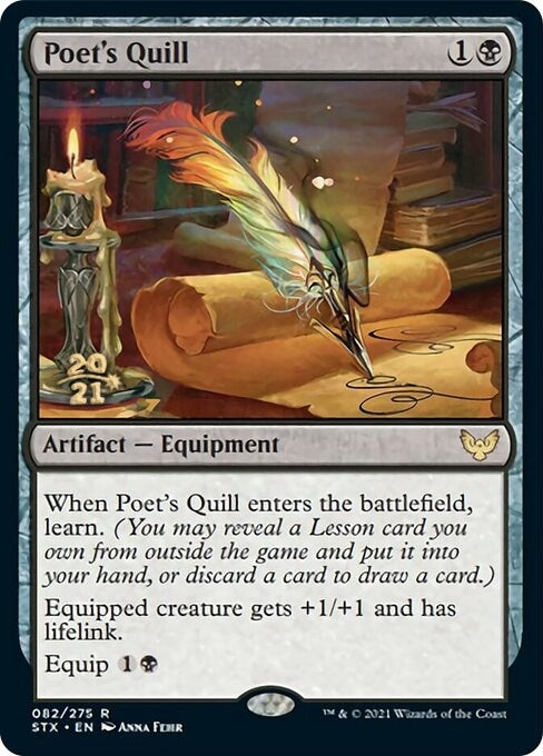 Image for Poet's Quill (82) (PRE) - Magic: The Gathering