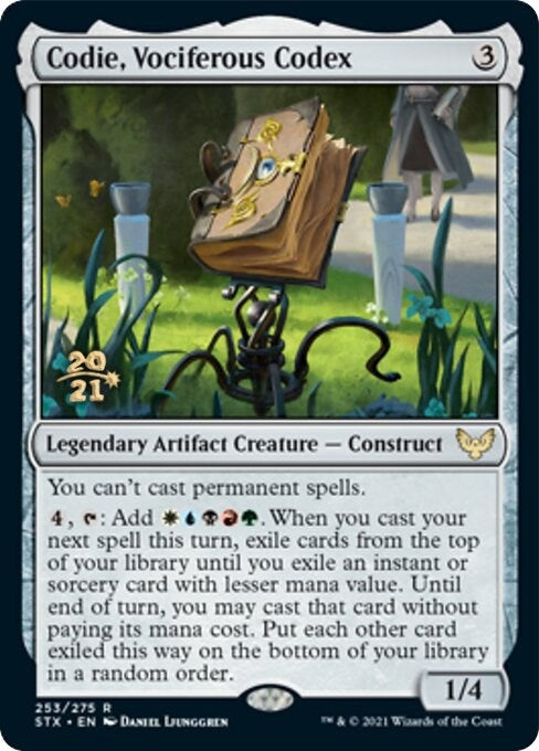 Image for Codie, Vociferous Codex (253) (PRE) - Magic: The Gathering