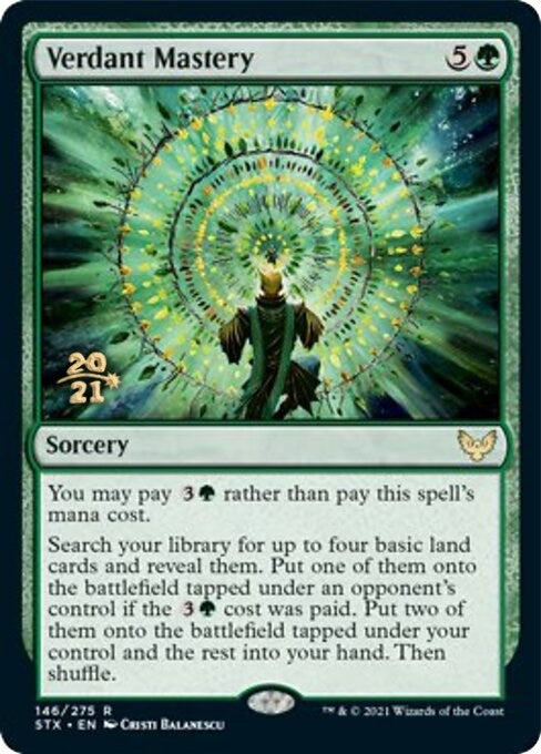 Image for Verdant Mastery (146) (PRE) - Magic: The Gathering