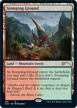 Image for Stomping Ground (126) (SLD) - Magic: The Gathering