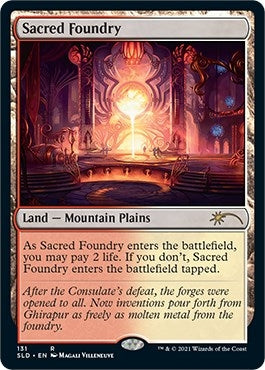Image for Sacred Foundry (131) (SLD) - Magic: The Gathering