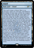 Image for Island (255) (Full-Text Lands) (255) (SLD) - Magic: The Gathering