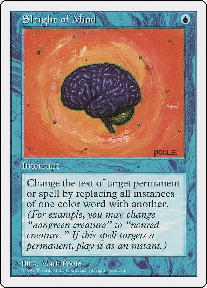 Image for Sleight of Mind (5ED) - Magic: The Gathering