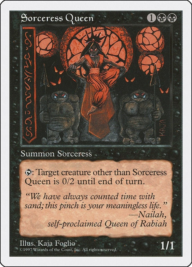 Image for Sorceress Queen (5ED) - Magic: The Gathering