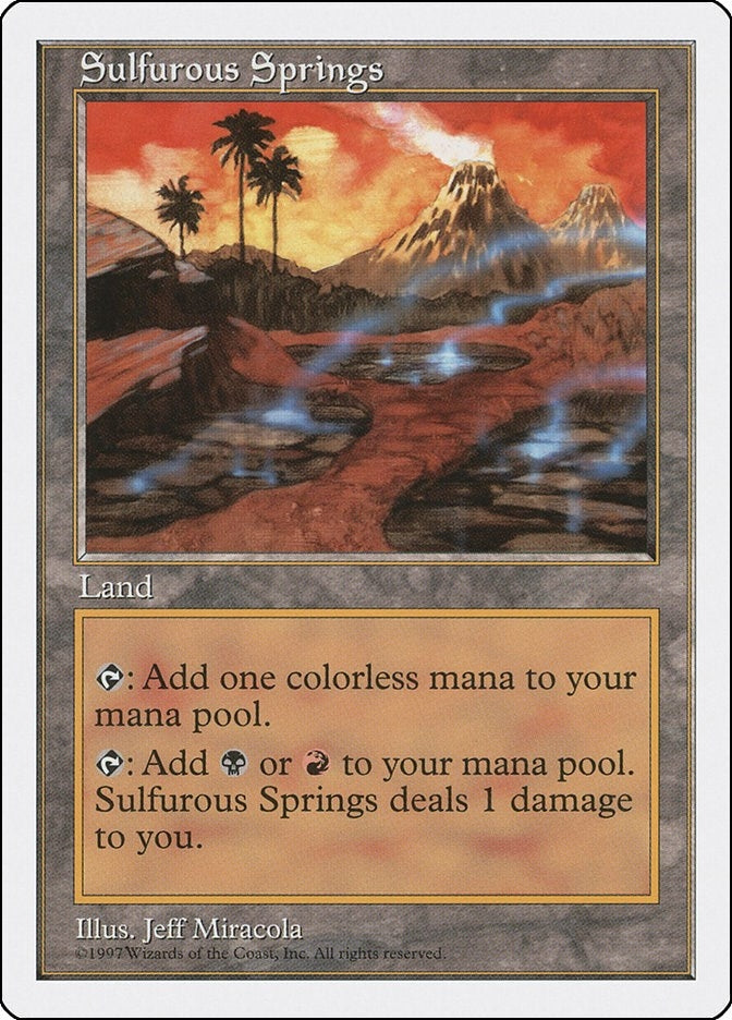 Image for Sulfurous Springs (5ED) - Magic: The Gathering