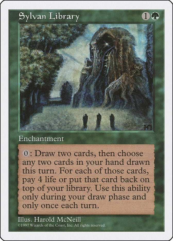 Image for Sylvan Library (5ED) - Magic: The Gathering
