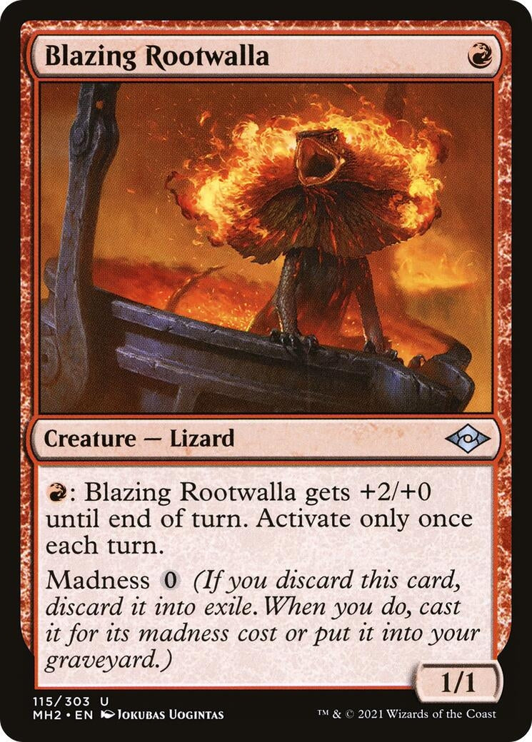 Blazing Rootwalla (115) (MH2)