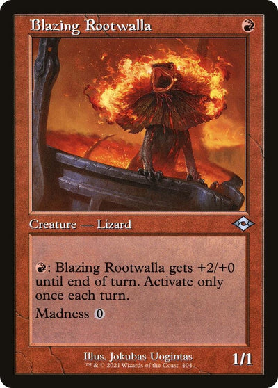 Blazing Rootwalla (Retro Frame) (404) (MH2)
