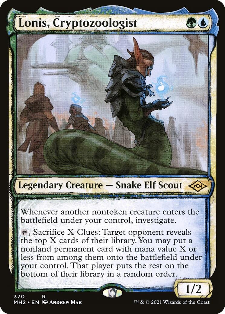 Lonis, Cryptozoologist (Showcase) (370) (MH2)