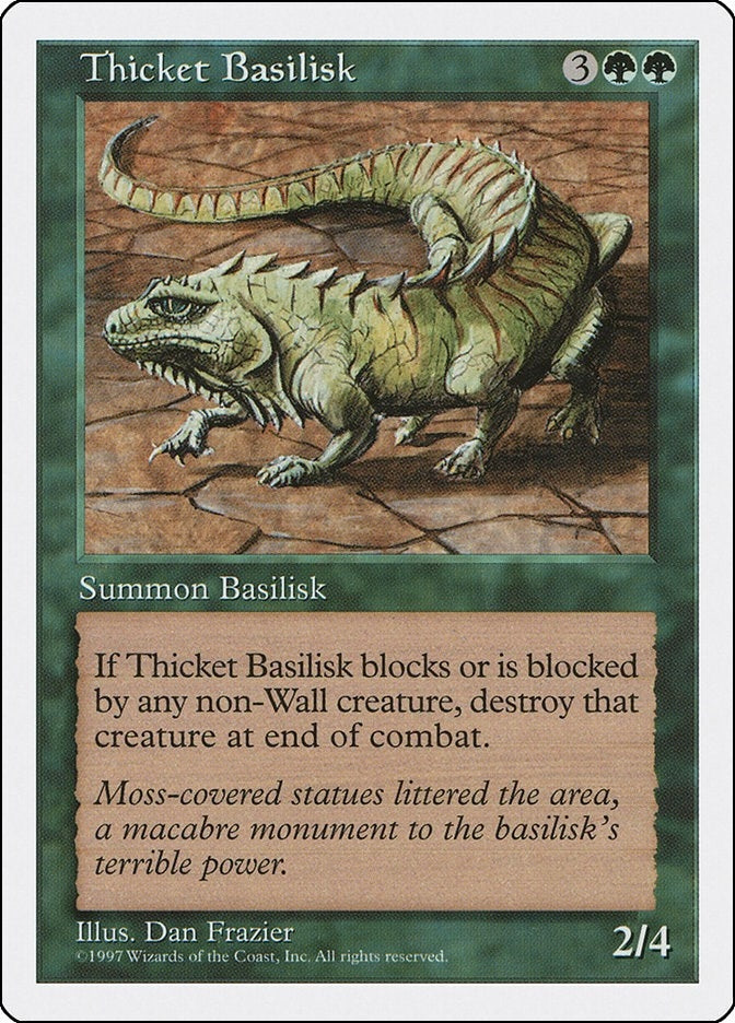 Image for Thicket Basilisk (5ED) - Magic: The Gathering