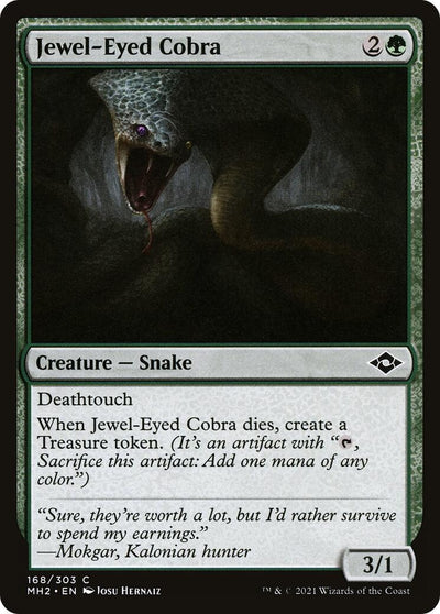 Jewel-Eyed Cobra (168) (MH2)