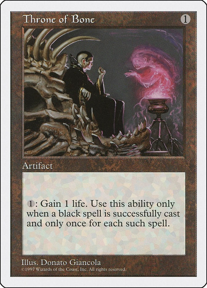 Image for Throne of Bone (5ED) - Magic: The Gathering