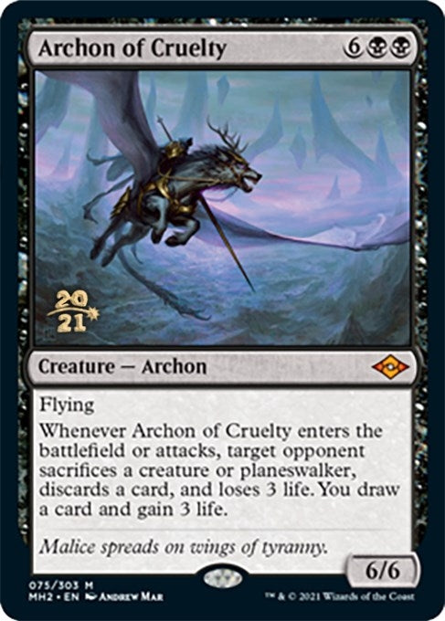 Image for Archon of Cruelty (75) (PRE) - Magic: The Gathering