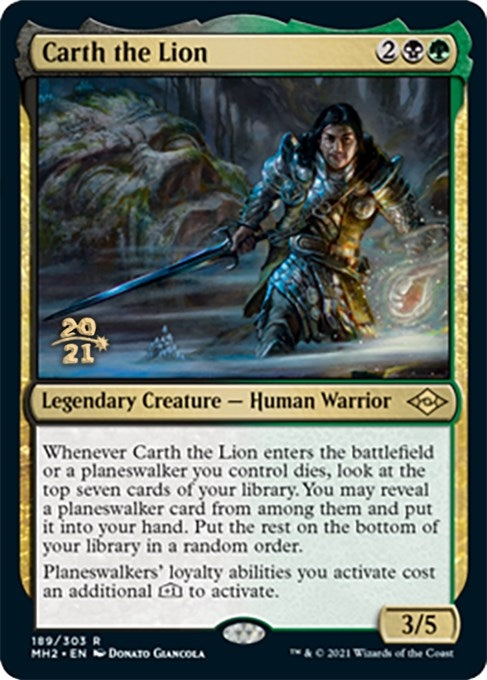 Image for Carth the Lion (189) (PRE) - Magic: The Gathering