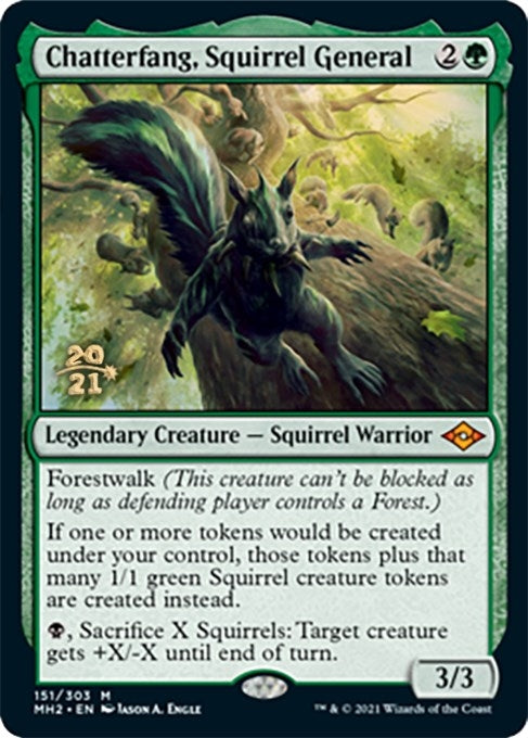 Image for Chatterfang, Squirrel General (151) (PRE) - Magic: The Gathering