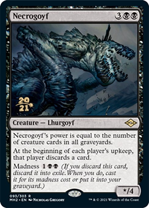 Image for Necrogoyf (93) (PRE) - Magic: The Gathering