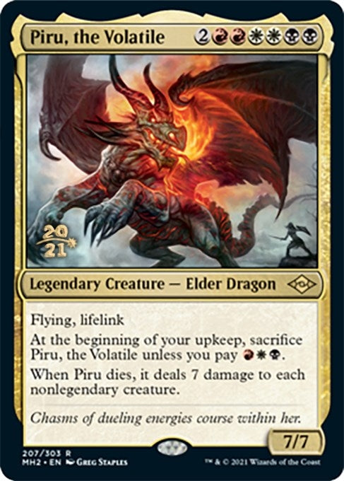 Image for Piru, the Volatile (207) (PRE) - Magic: The Gathering