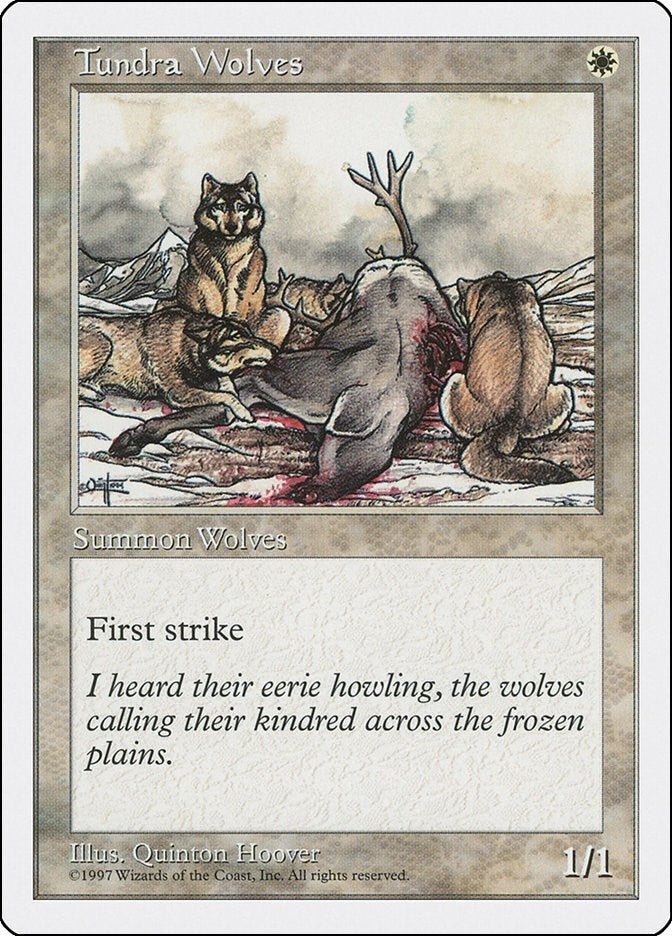 Image for Tundra Wolves (5ED) - Magic: The Gathering