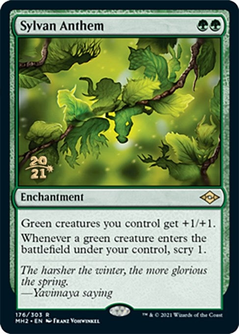 Image for Sylvan Anthem (176) (PRE) - Magic: The Gathering