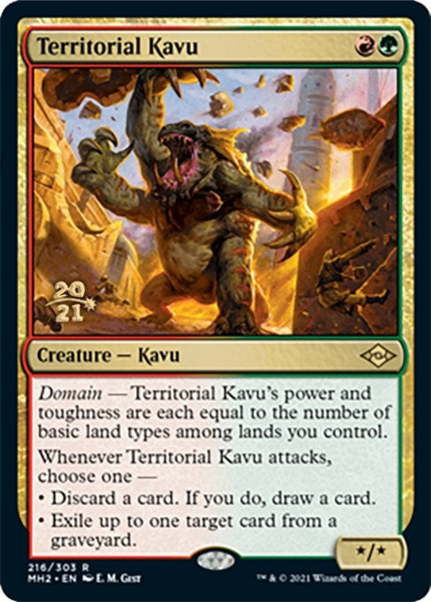 Image for Territorial Kavu (216) (PRE) - Magic: The Gathering
