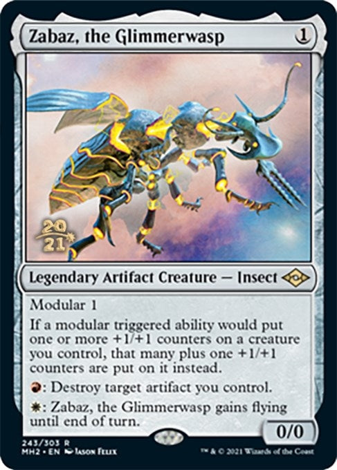 Image for Zabaz, the Glimmerwasp (243) (PRE) - Magic: The Gathering