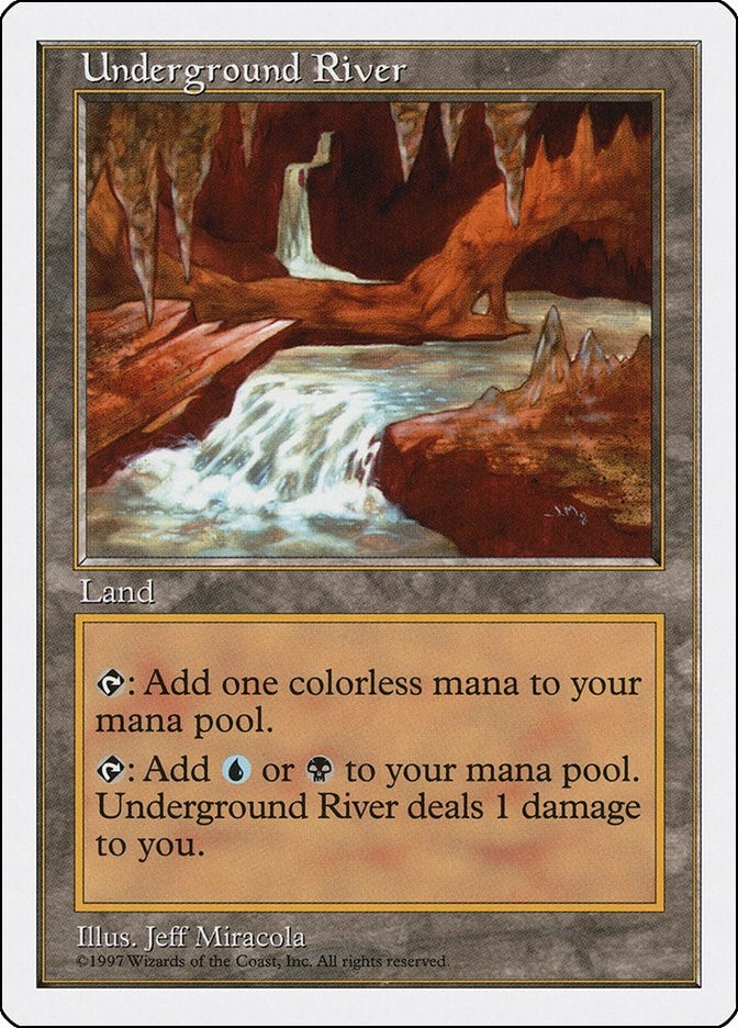 Image for Underground River (5ED) - Magic: The Gathering