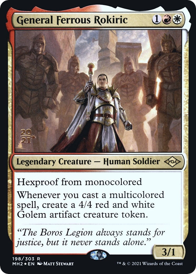 Image for General Ferrous Rokiric (198) (PRE) - Magic: The Gathering