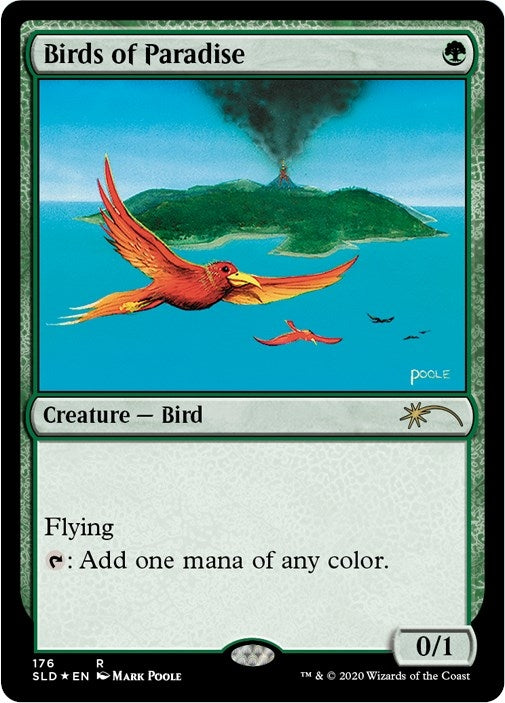 Image for Birds of Paradise (176) (176) (SLD) - Magic: The Gathering