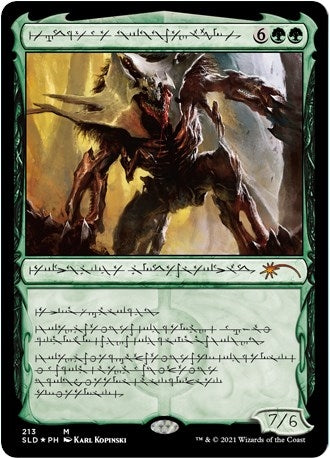 Image for Vorinclex, Voice of Hunger (Phyrexian) (213) (SLD) - Magic: The Gathering