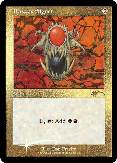 Image for Rakdos Signet (Foil Etched) (289) (SLD) - Magic: The Gathering