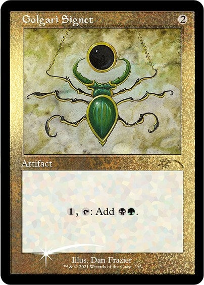 Image for Golgari Signet (Foil Etched) (292) (SLD) - Magic: The Gathering