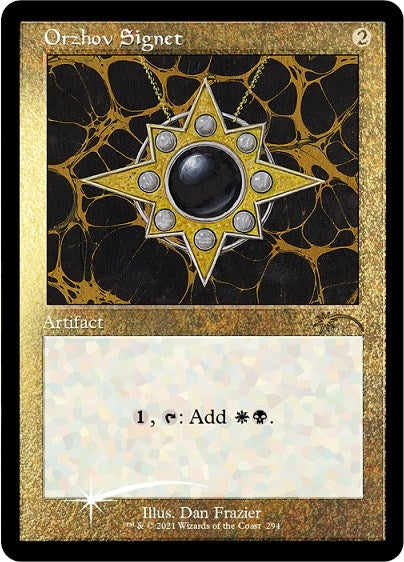 Image for Orzhov Signet (Foil Etched) (294) (SLD) - Magic: The Gathering