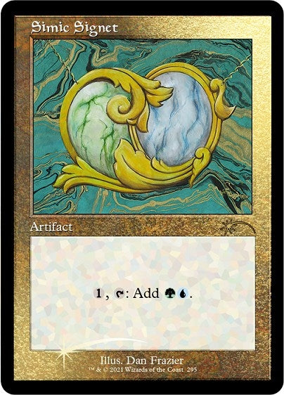 Image for Simic Signet (Foil Etched) (295) (SLD) - Magic: The Gathering