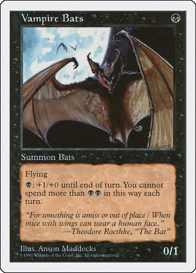 Image for Vampire Bats (5ED) - Magic: The Gathering