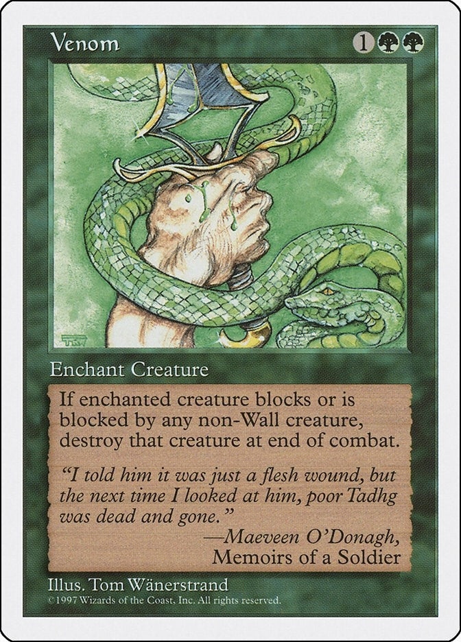 Image for Venom (5ED) - Magic: The Gathering