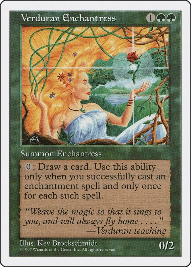 Image for Verduran Enchantress (5ED) - Magic: The Gathering
